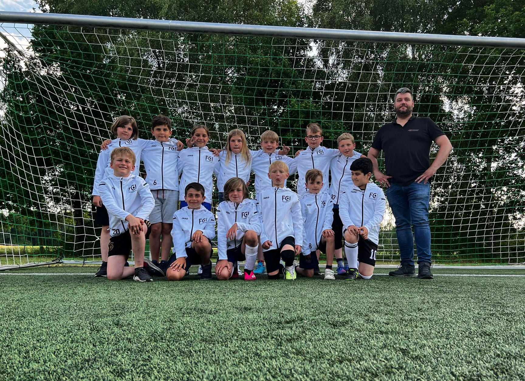 Mannschaftsfoto der E2 des 1. FC Isselhorst