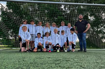 Mannschaftsfoto der E2 des 1. FC Isselhorst